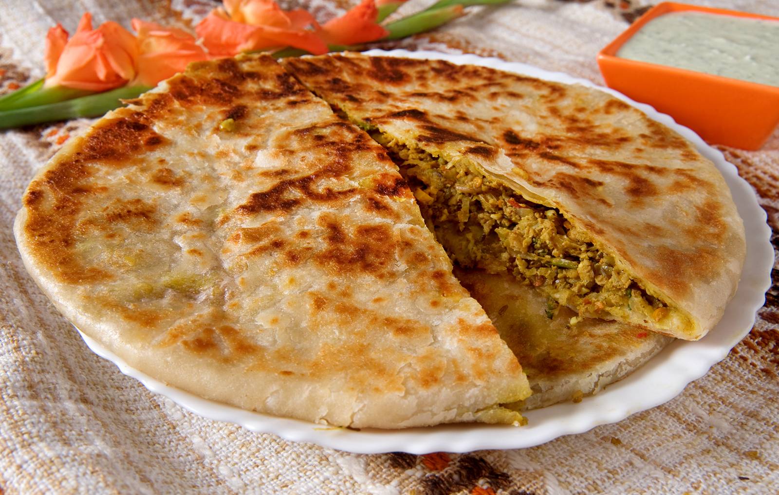 Lamb Keema Paratha